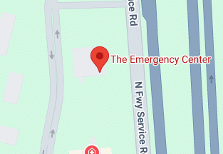 Map to The Emergency Center Conroe